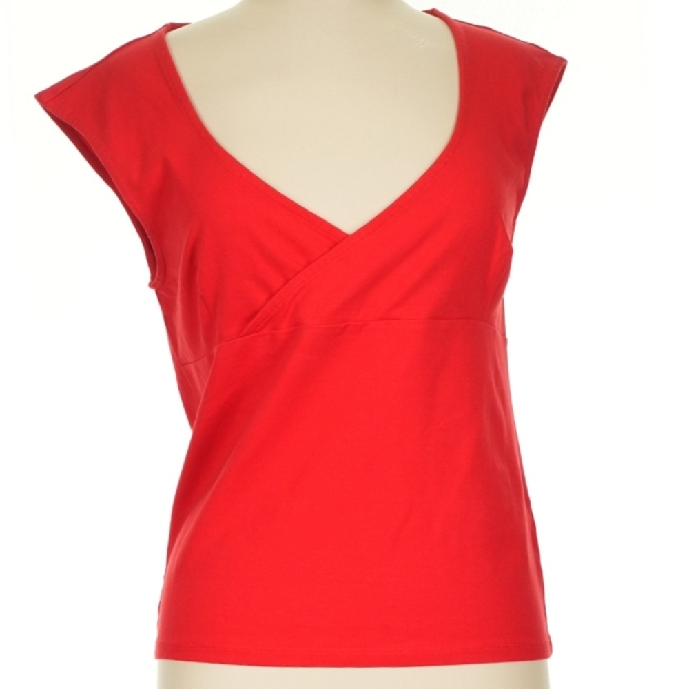 J. Crew NWT Red Y2K Top